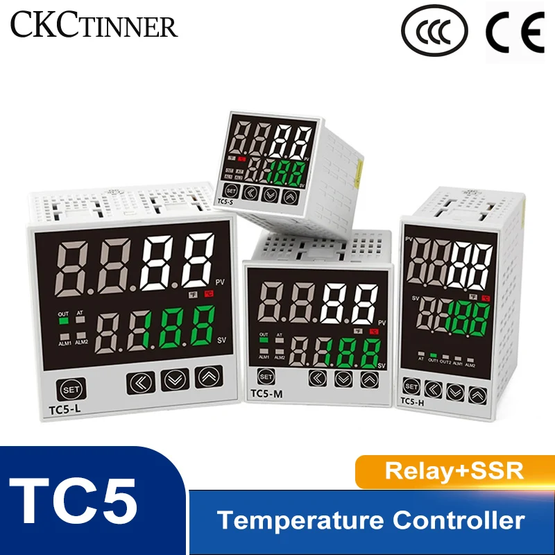 PID Temperature Controller Timer Thermometer Relay K-type 400℃ AC100~220V Integration Control Instrument Buzzer Alarm