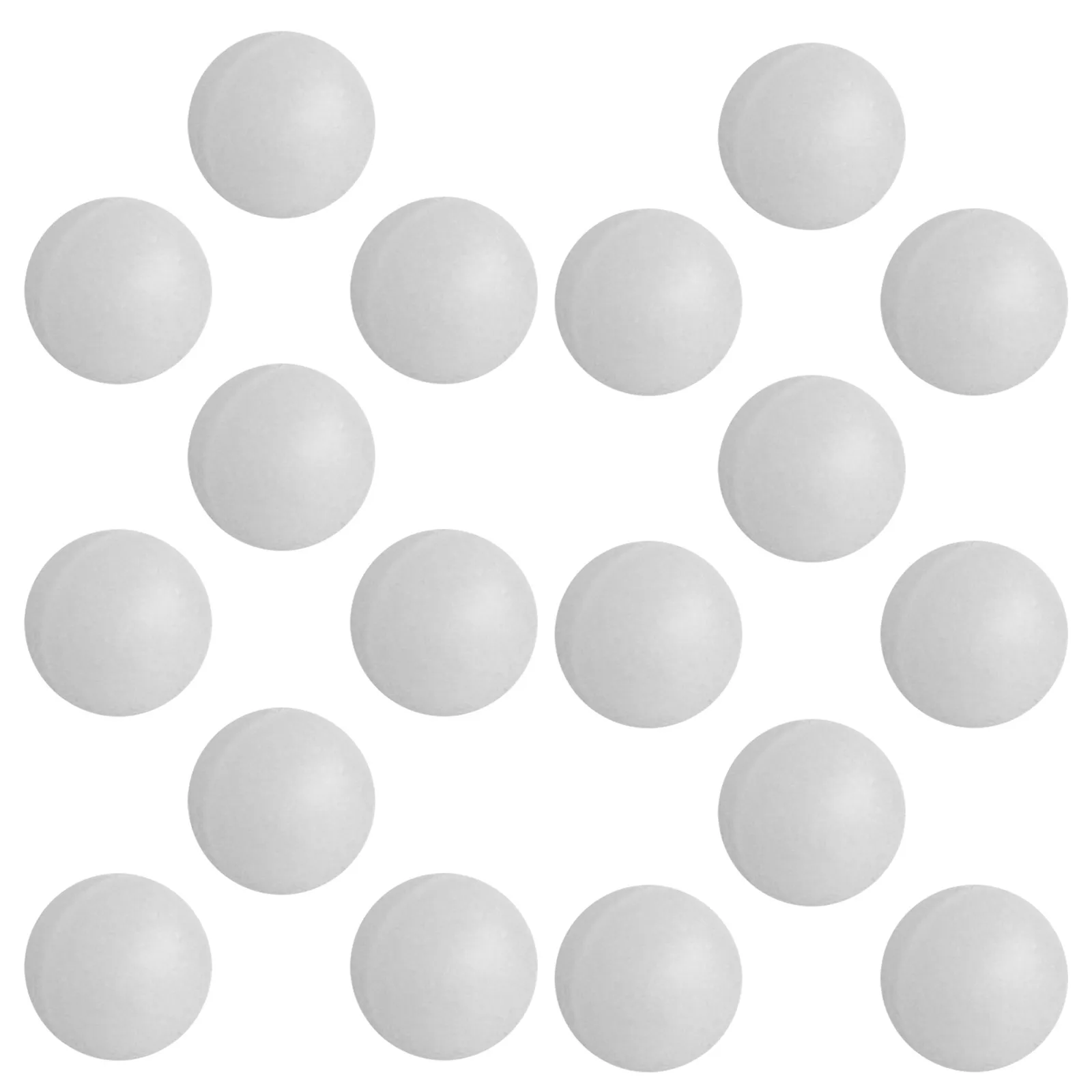 250pcs White Sous Vide Cooking Balls 20mm, Food-Safe Heat Retention & Evaporation Control with Mesh Storage Bag