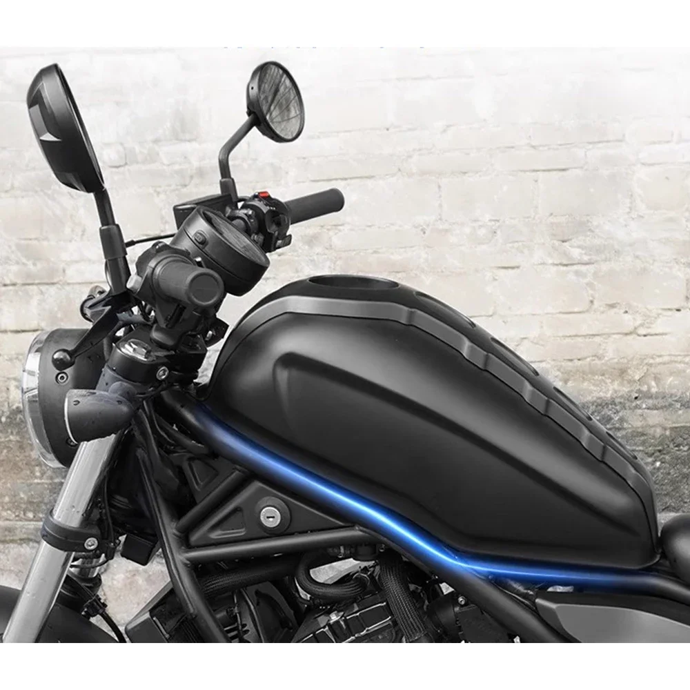 Fit for Honda Rebel CMX 250 300 500 2017-2025 Motorcycle Accessories Oil Fuel Gas Tank Cover Full Black Guard Fairing Protector