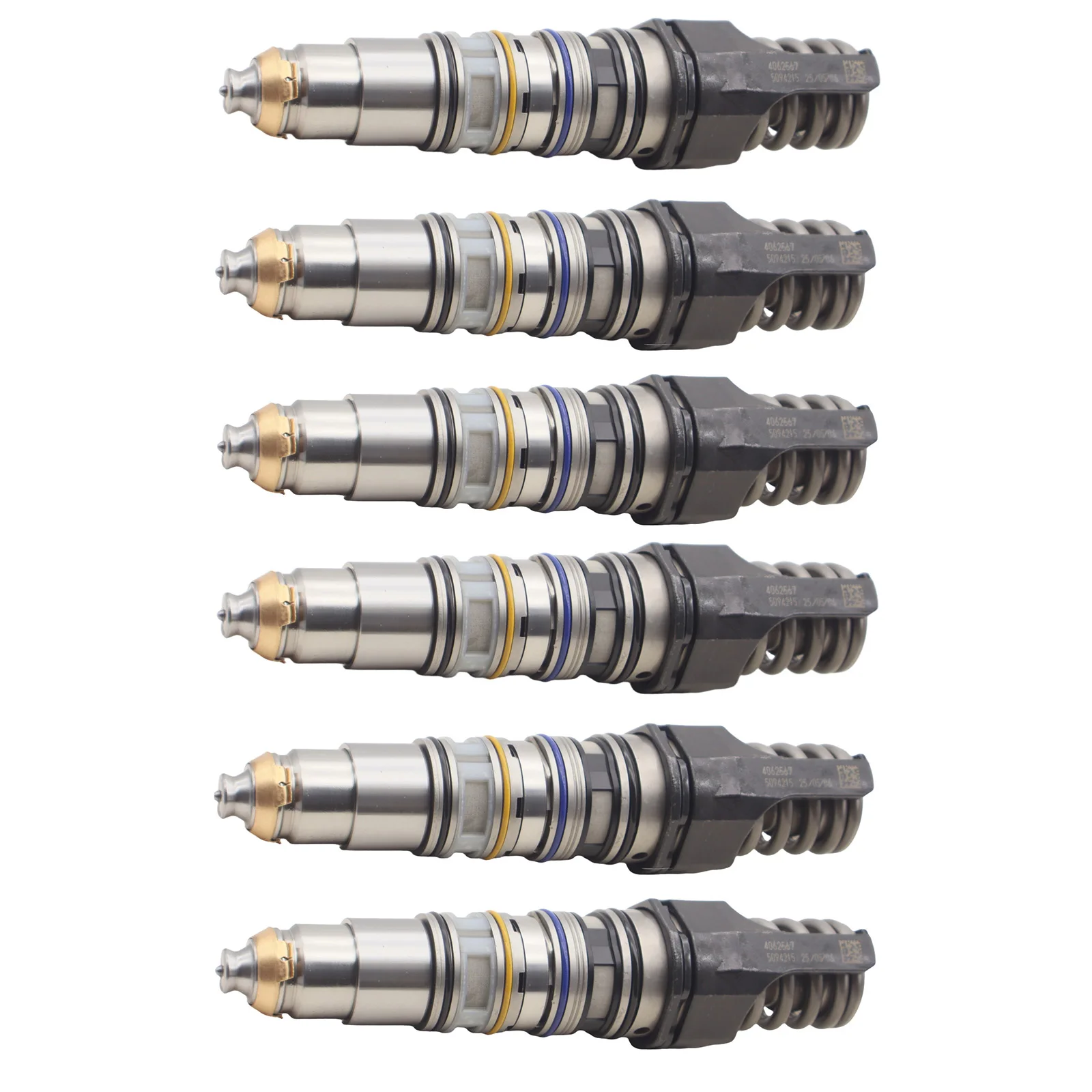 6PCS Fuel Injector 4010225 4062567 Compatible for Cummins X15 Engine