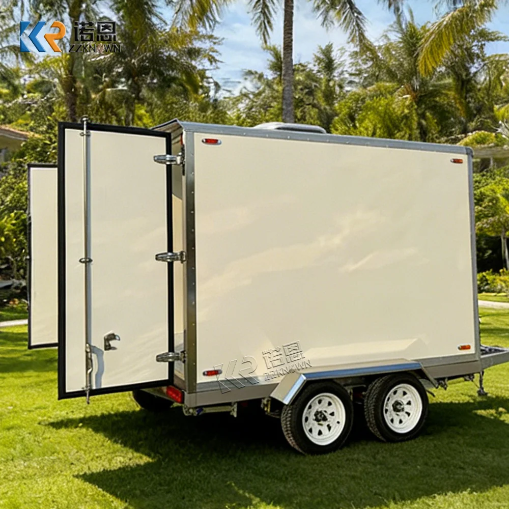 Custom Design Freezer Truck Reefer Trailer Reliable Mobile Refrigerated Cargo Trailer for Cold Chain Distribution