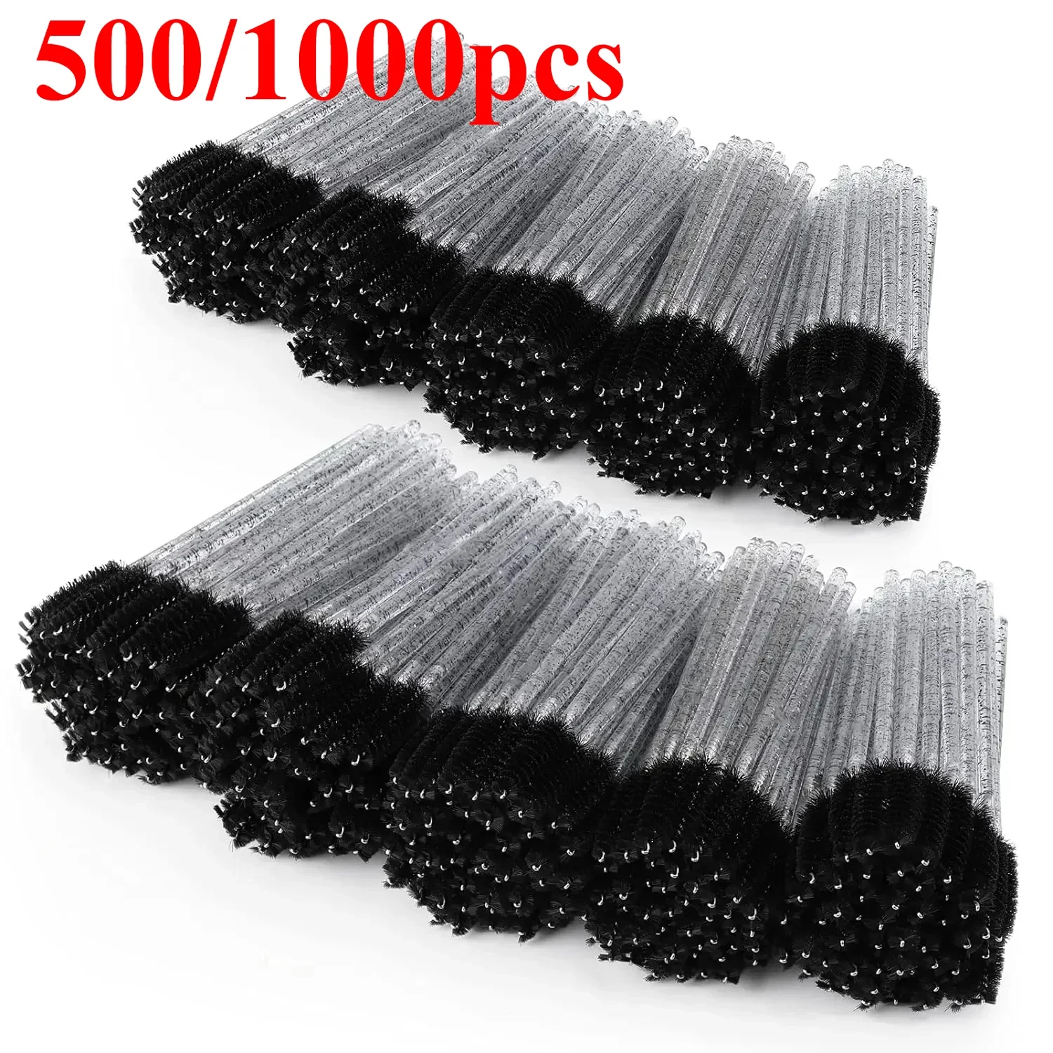 Wholesale 100/500/1000pcs  Spoolies for Eyebrow  Beauty Tools Eye Lash Extension Colorful Disposable Mascara Wands Eyelash Brush
