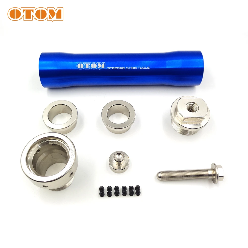 OTOM Motorcycle Repair Tool Steering Wheel SUB-ASSY Bearing Head Pipe Pin Puller Extractor Disassembly Tools Maintenance Spanner