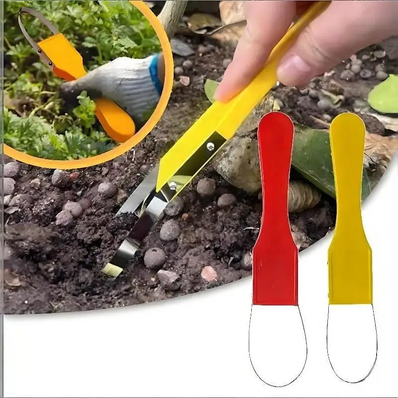 Hand Loop Weeder Manual Weeding Tool Gardening Transplant Weeder Deep-Rooted Weeding Tools Gardening Supplies