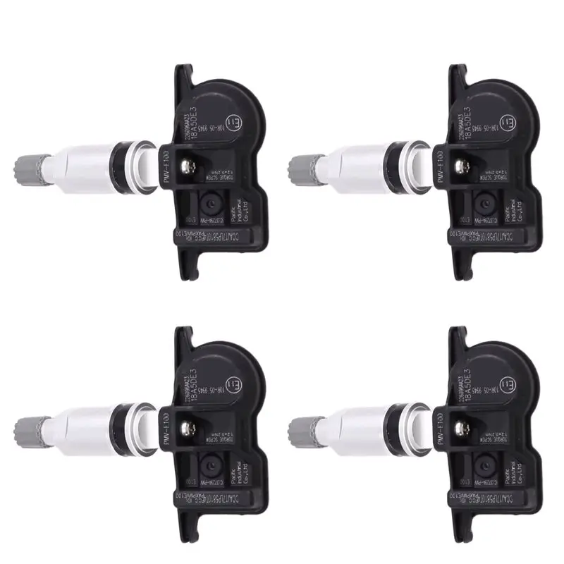 

PMV-E100 433Mhz For Toyota Camry For Tire Pressure Monitoring System TPMS Sensor 4PCS 42607-02070 For Corolla Hiace Avalon