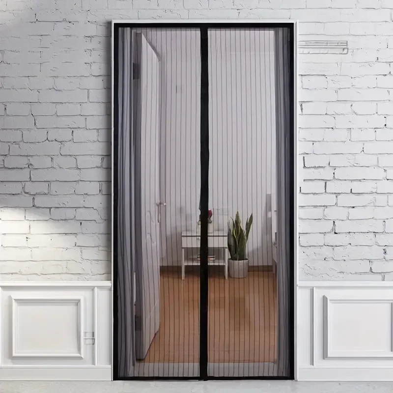 

Door Screen Door Mesh Mosquito Net Curtain Insect Sandfly Netting with Magnets on The Door Mesh Screen Automatic Closing