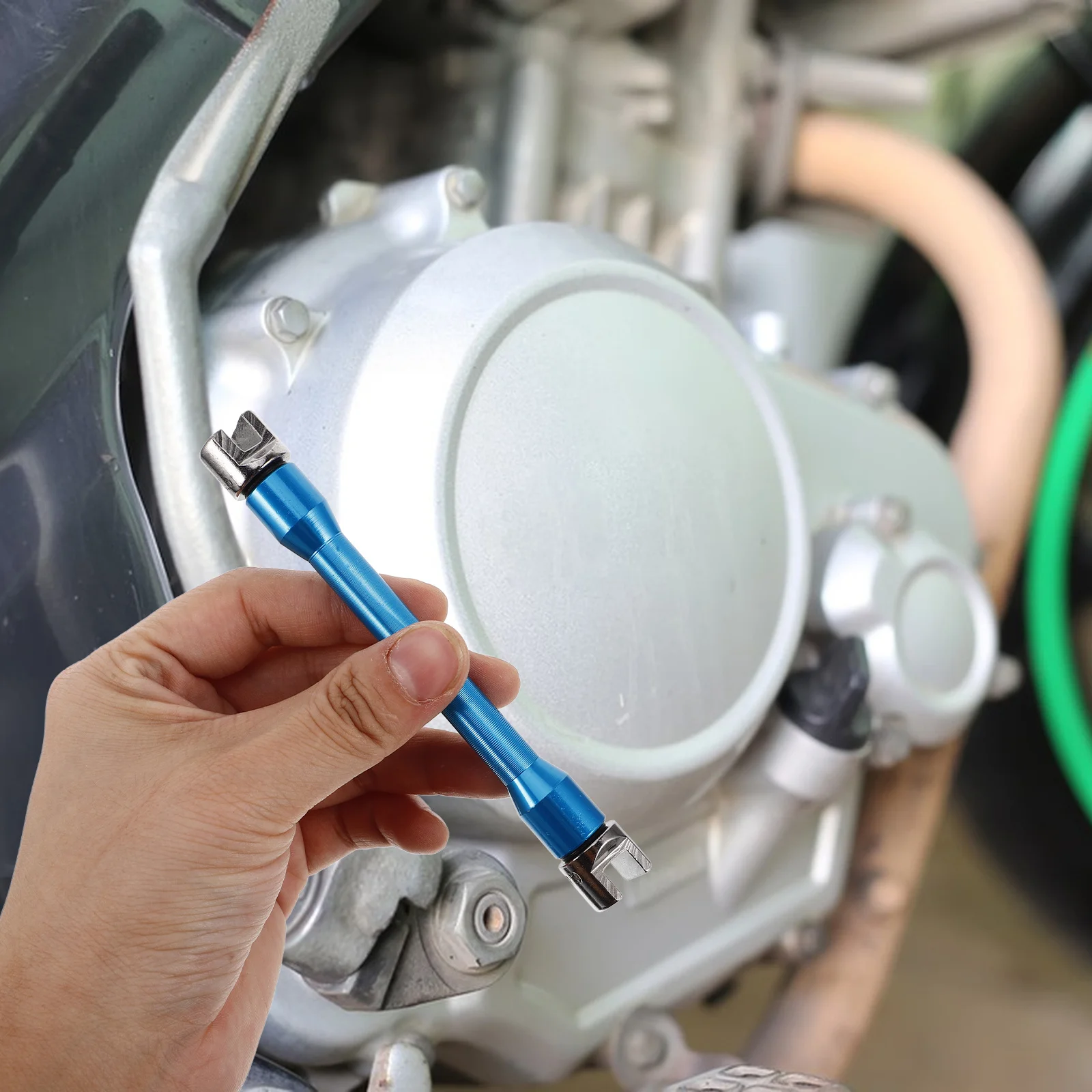 

1Set Motorcycle Spoke Wrench Kit Multi-Function Durable Repair Tool Spoke Tightening Wheel Maintenance Ratchet Socket Spanner