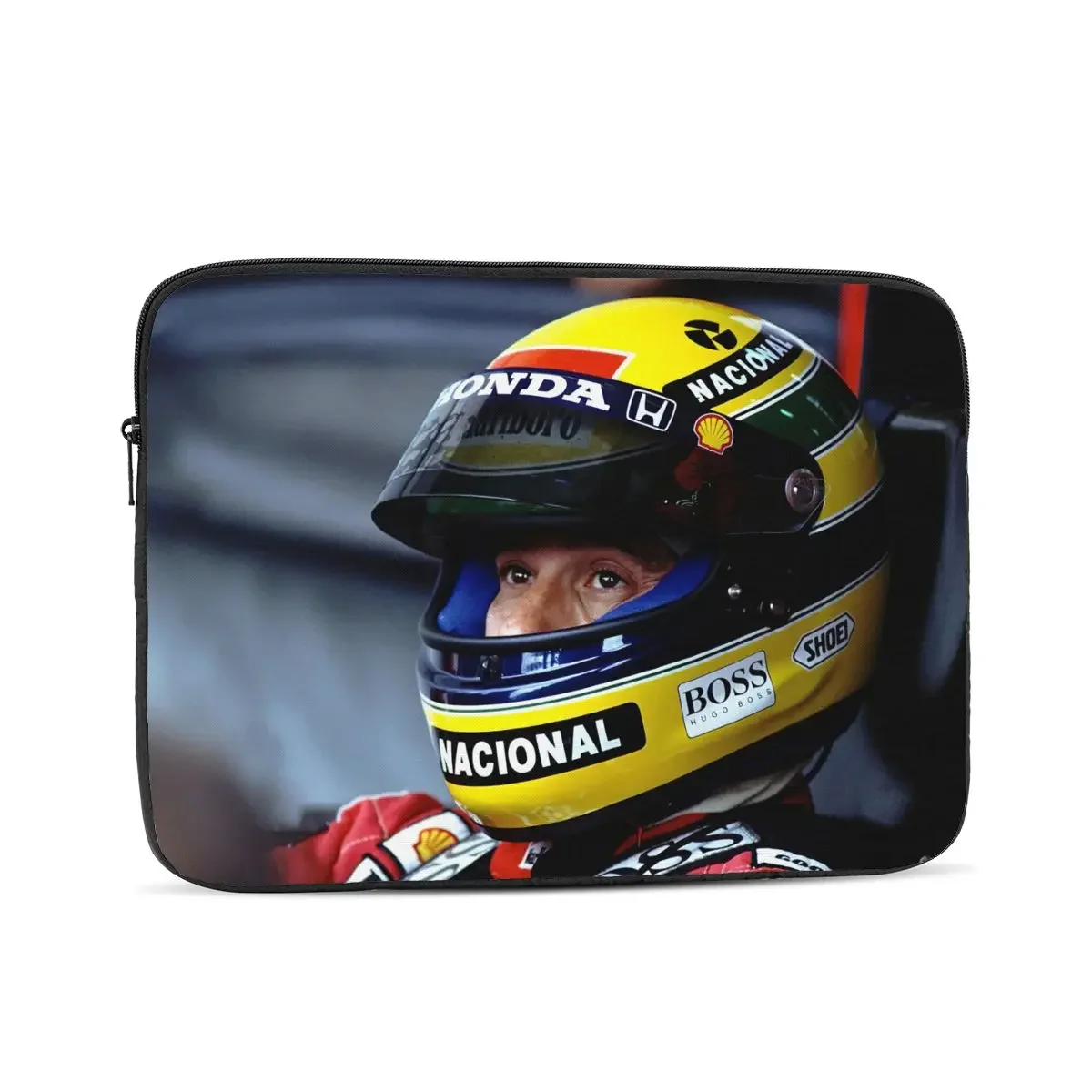 Ayrton Senna sarung pelindung Laptop, tas komputer ipad lengan Laptop portabel