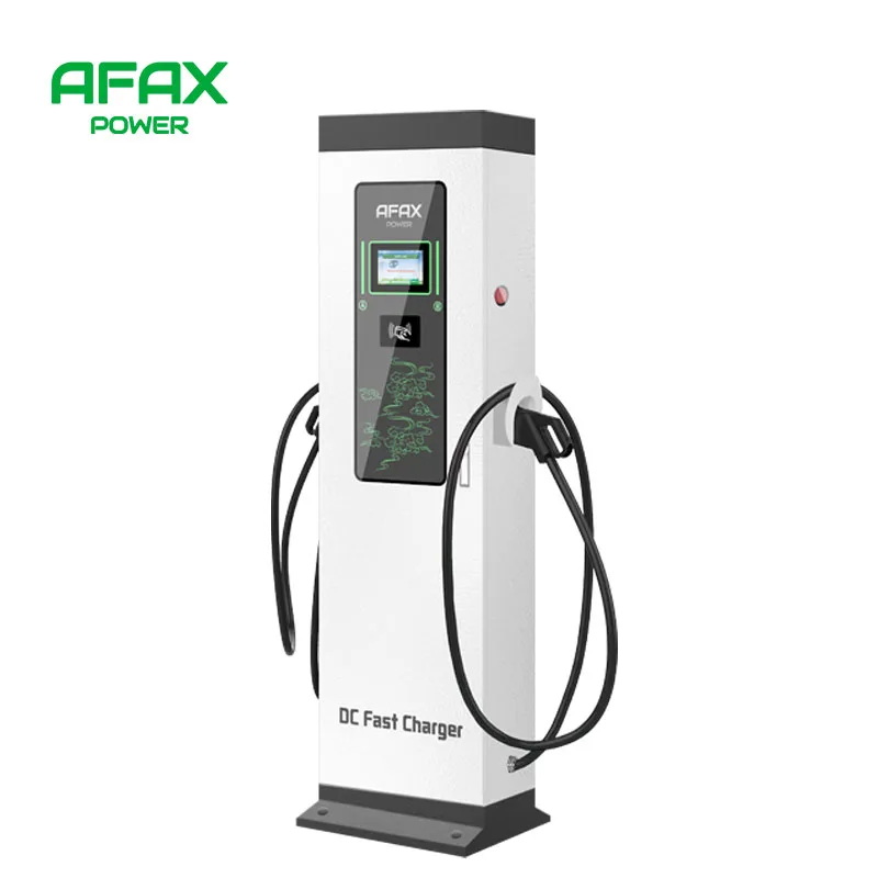 AFAX-estación de carga DC 120kW ev tipo-2 AC 22kW y CCS, Cargador rápido ev, nivel 3, OCPP 4G y WIFI