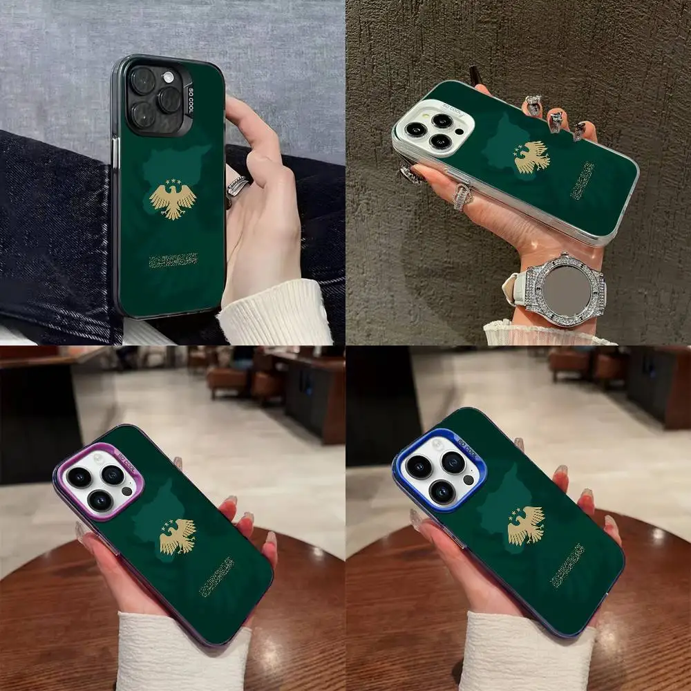 

Syria Syrian Flag National Emblem Phone Case For iPhone 16,15,14,13,12,11,Mini,Pro,E,SE4,XS,MAX Colorful Matte Cover