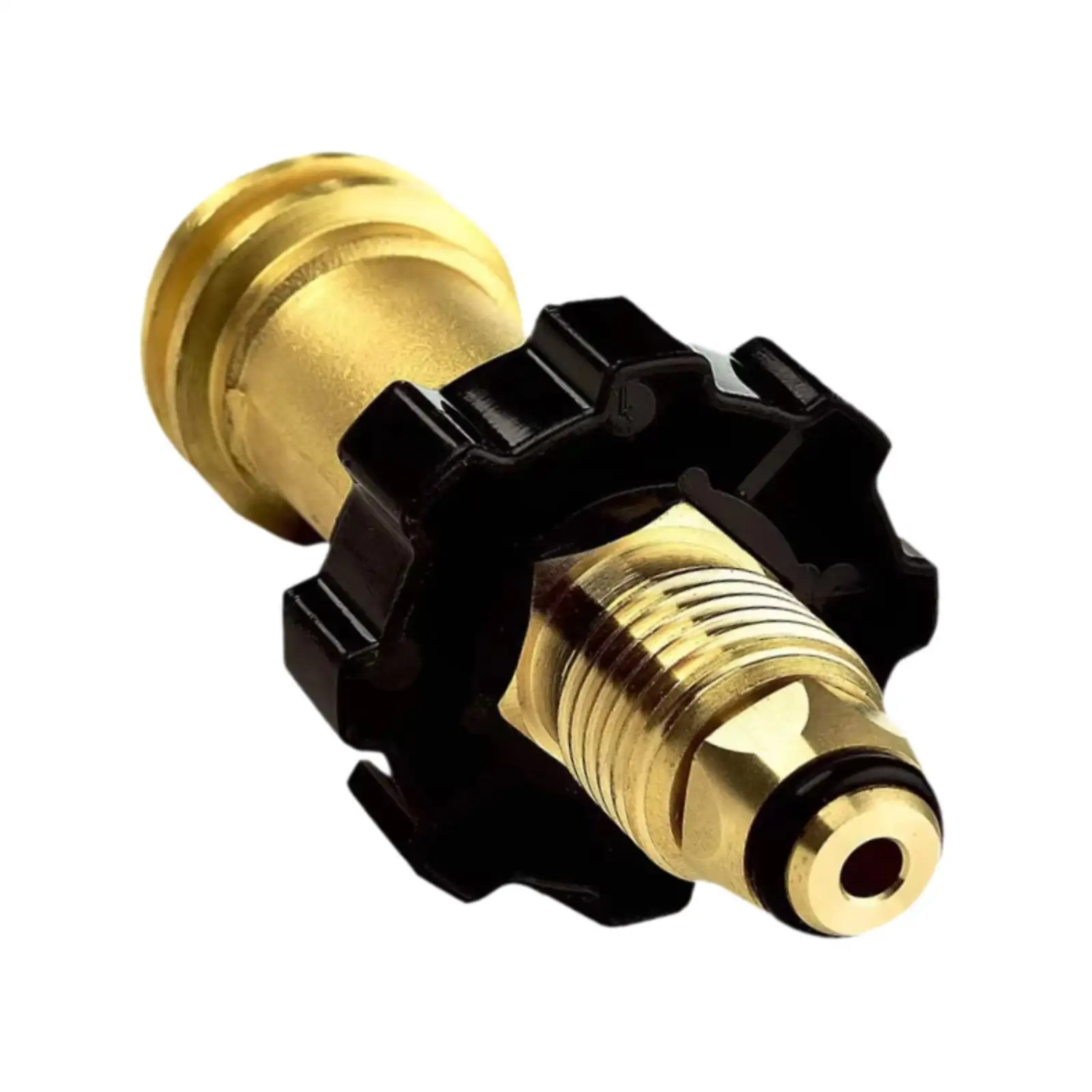 Outdoor Gas Regulator Compact Metal Adapter Quick Connect Fitting for Gas Cylinders and Propane Refill Use