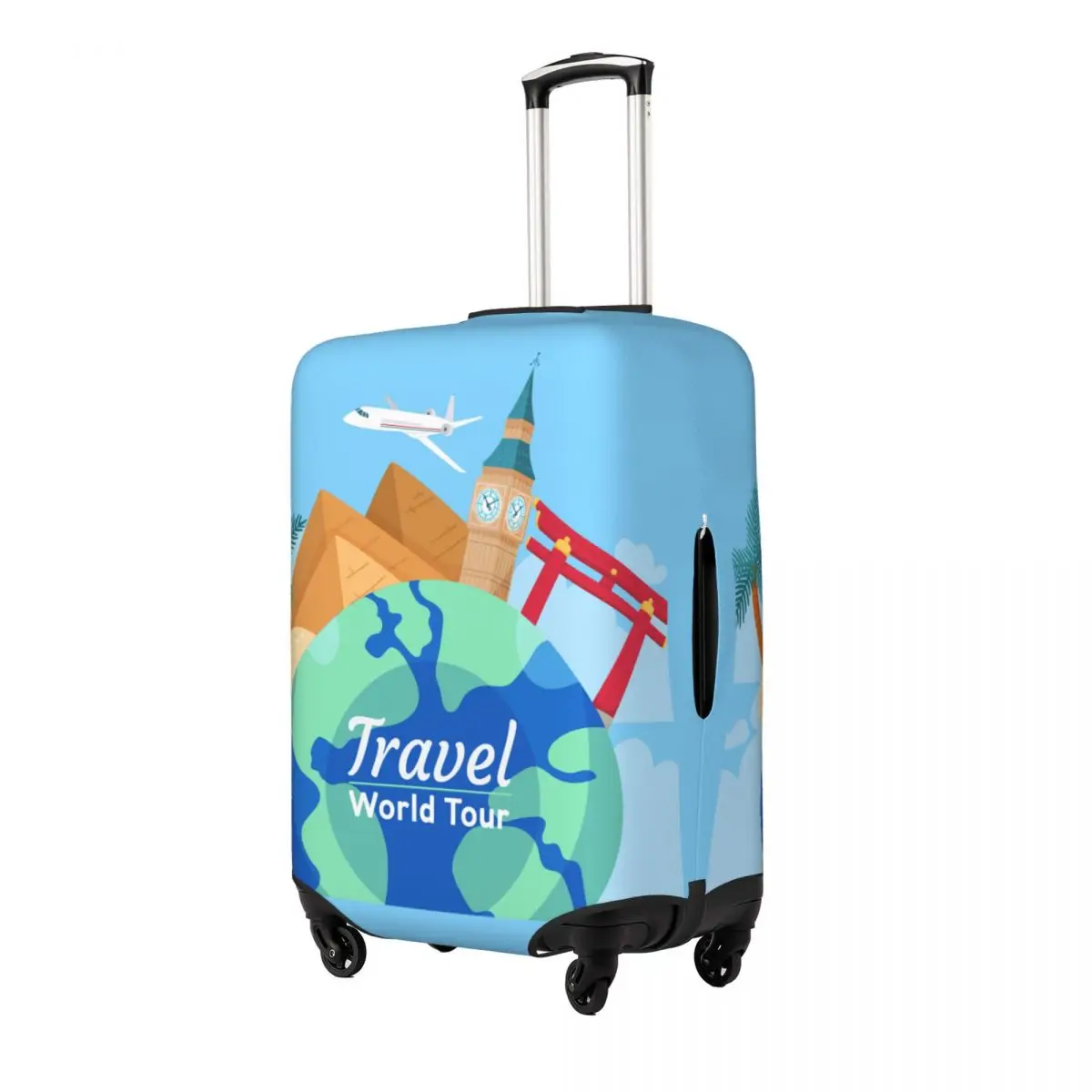 Travel World Tour Suitcase Cover Cruise Trip Flight Useful Luggage Supplies Protector