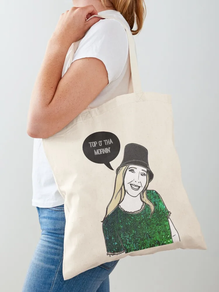 حقيبة حمل من Top o' tha mornin' حقائب قماش للنساء حقائب تسوق قماشية قابلة لإعادة الاستخدام