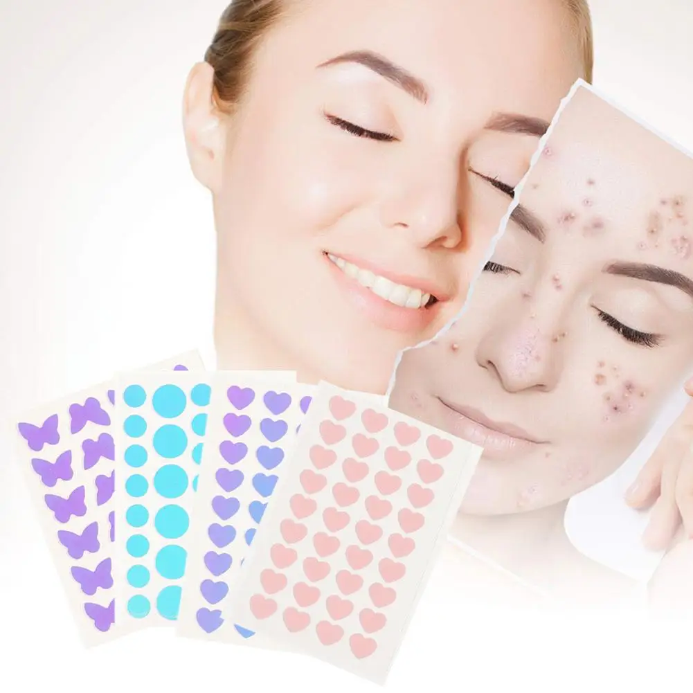 Mini Star Heart Invisible Acne Removal Pimple Patch Care Concealer Acne Beauty Face Tool Stickers Acne Face Spot Pimple Ski X1V2