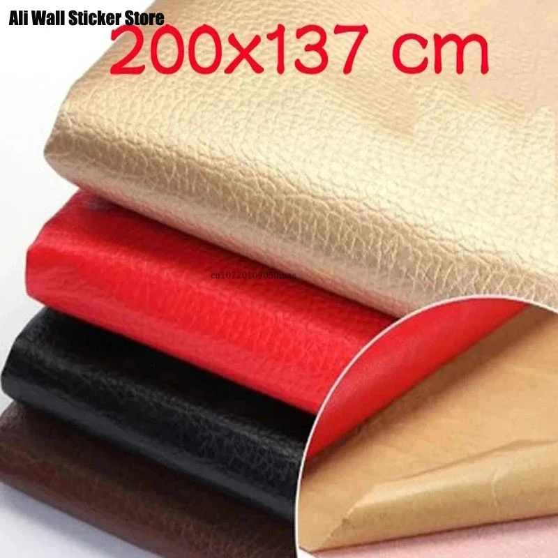 

200x137cm DIY Self Adhesive Leather Patch Leather Fix Repair Fabric Stick-on PU Leather Patches Sofa Repairing Fabric Stickers