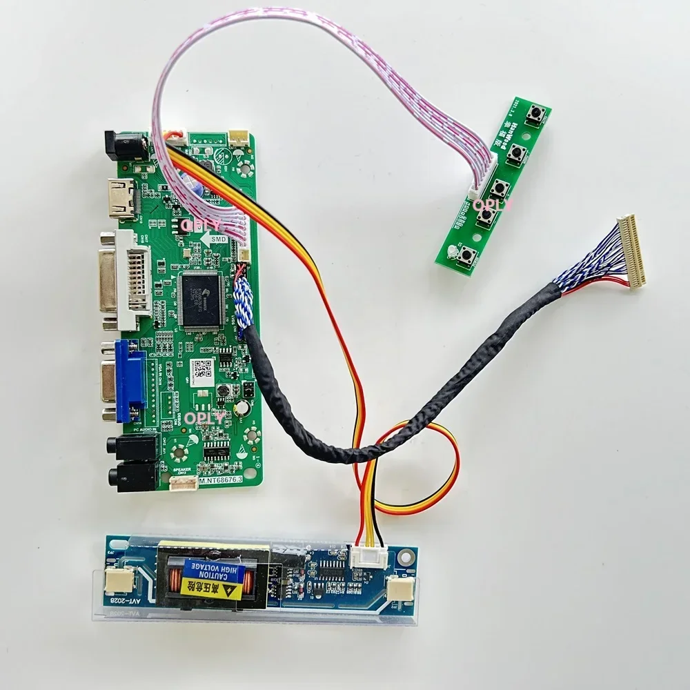 

Controller board HDMI-compatible VGA DVI for LTM215HT01 1920X1080 21.5" LCD panel screen monitor DIY display
