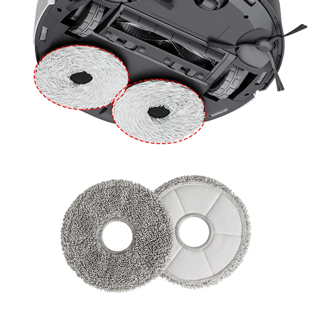 Für Ecovacs Deebot X1 OMNI/TURBO, T10 OMNI/TURBO/X1S PRO Staubbox, Hauptseitenbürste, Hepa-Filter, Mopp Lappen Staubbeutel Mopptücher Teile – Detail 25