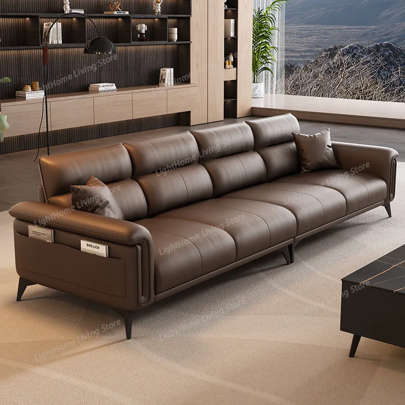 

Modern Luxury Artificial Leather Office Sofa Single Double Seater Four Seater Sofas Couch 4 3 2 1-person Sofa Office Furniture