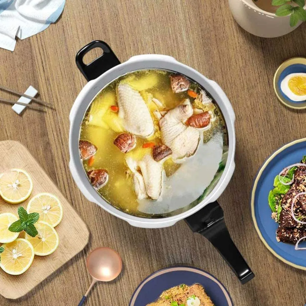 

Cookware 3 Liter Gas Stove Pressure Cooker Aluminium Alloy Thickened Pressure Pot Explosion Proof Mini Soup Pot Kitchen