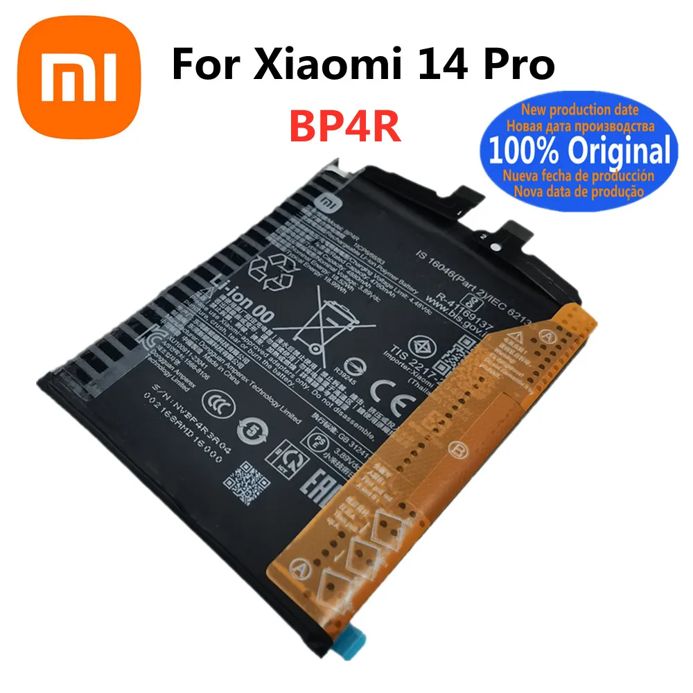 

Оригинальный аккумулятор BP4R 4880 мАч для аккумуляторов Xiaomi 14 Pro 14Pro