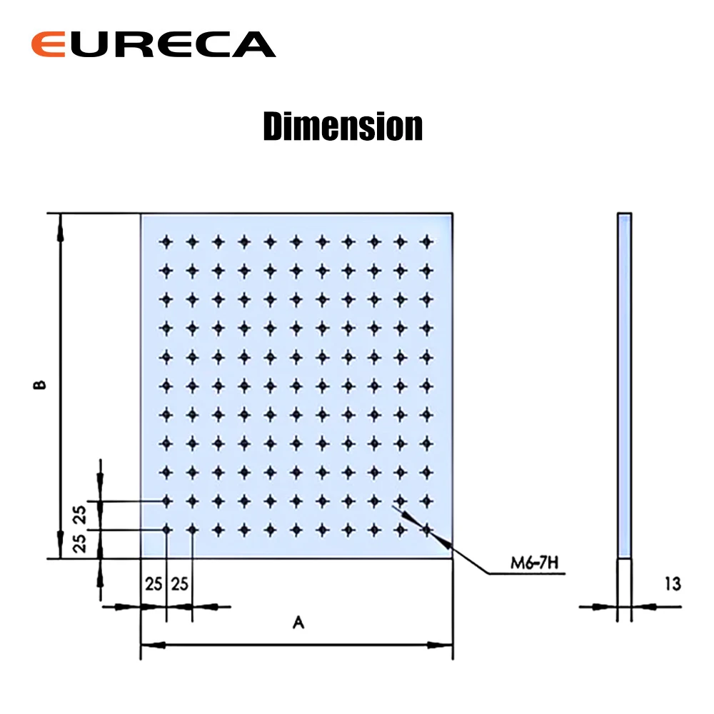 Honeycomb Workbench Optical Breadboard Perforated Aluminum Plate for Handwork CO2 Laser Engraver Cutting Machine CNC Woodworking