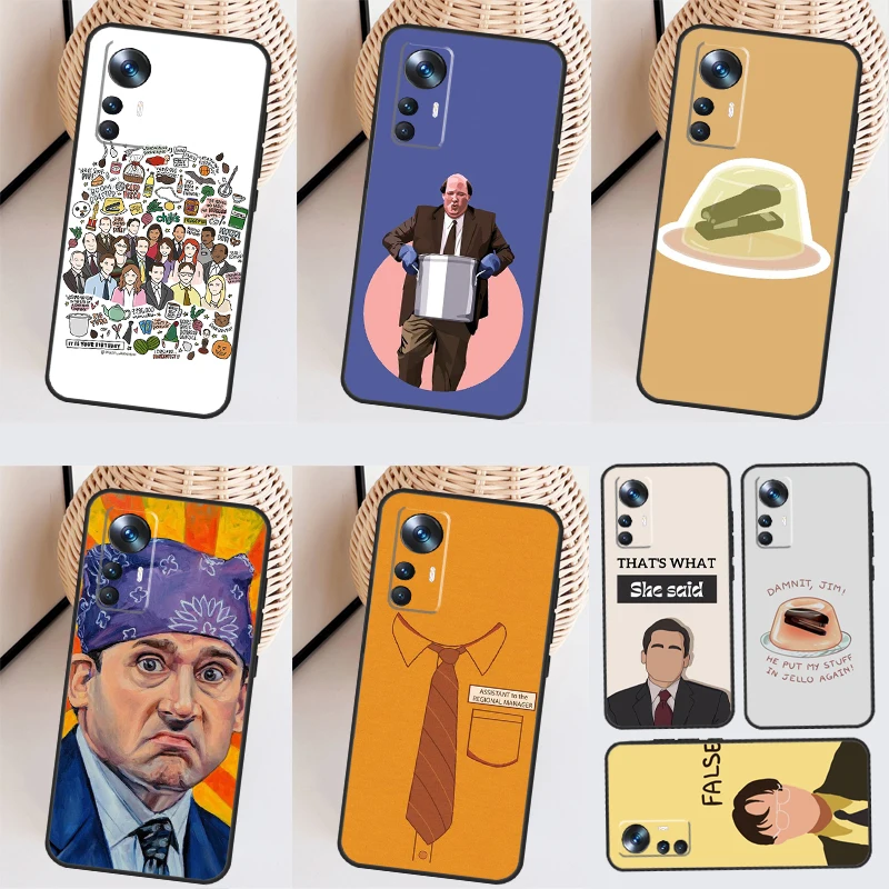 The Office Dunder Mifflin Case For Xiaomi 13T Pro 11T 12T 12 13 Lite 12X POCO X5 X3 Pro F4 X4 GT M5 M5s F3 F5 Cover