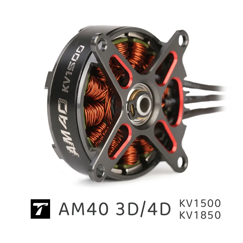 AM40 F3P 3D/4D T-MOTORKV1500 KV1850 AM Series Brushless Motor2-3S Indoor Plane Power motor to match F3P 3D and 4D propeller