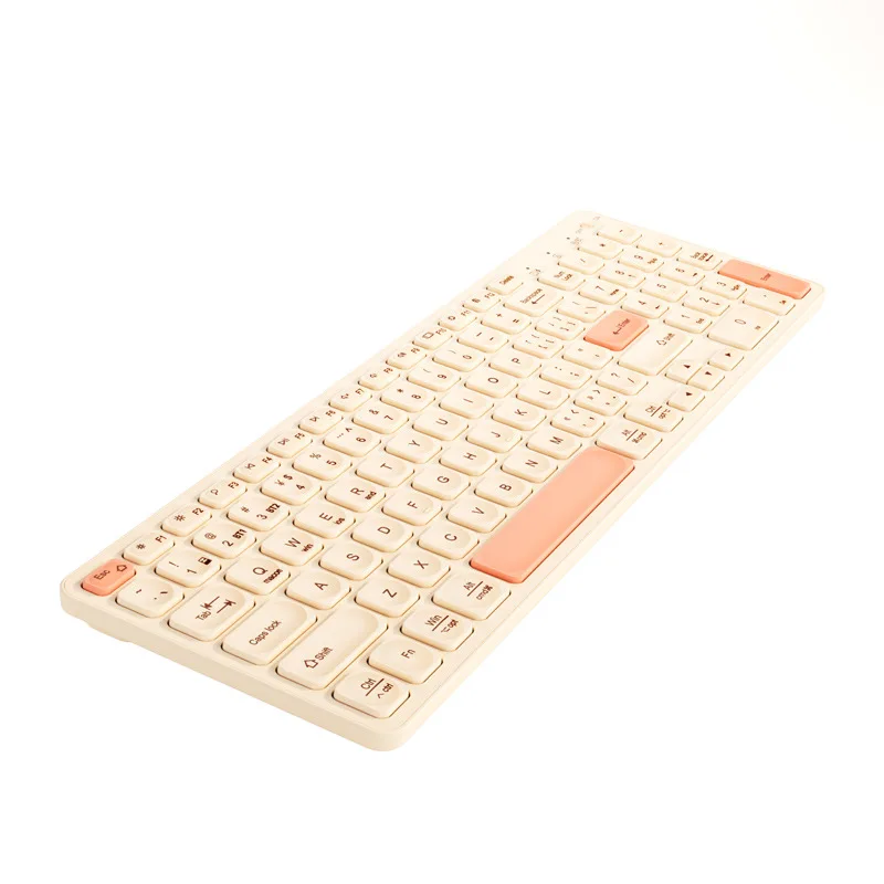 

Bluetooth dual-mode wireless charging ultra-thin keyboard, laptop office soft sound