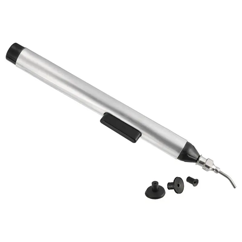 

IC Pickup Suction Pen Вакуумный ручной инструмент длиной 150 мм с 3 присосками для небольших электронных компонентов-ABQU