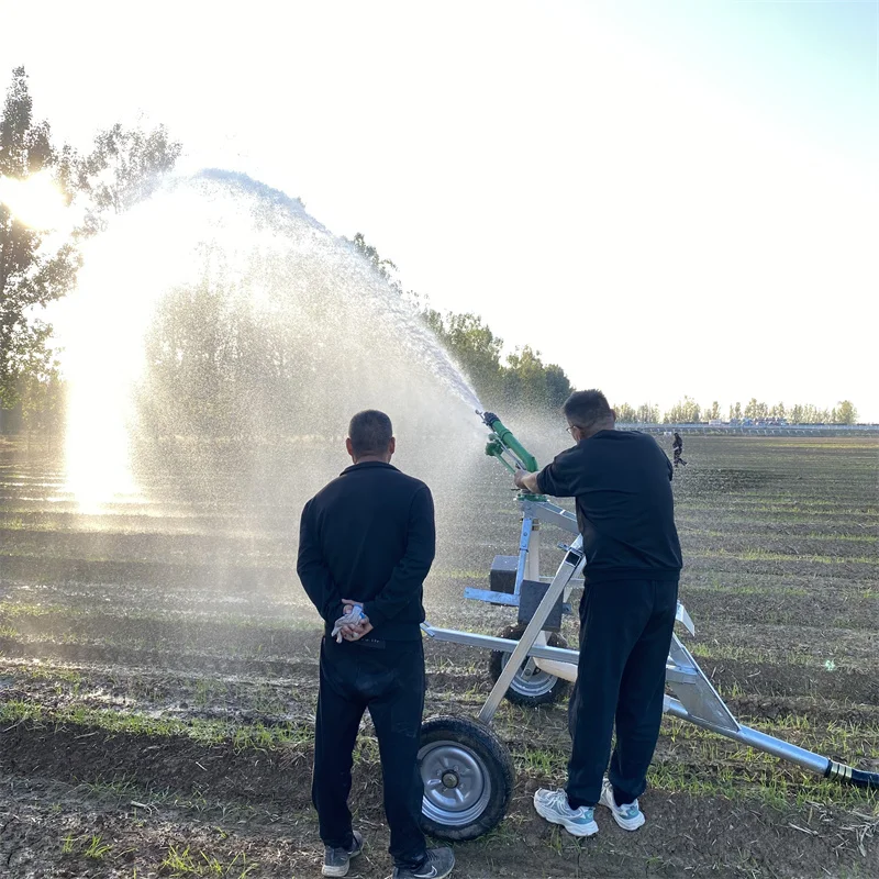 

Low Price Mobile Sprinkler Truck Automatic Irrigation Robot 500m Water Pipe Irrigation Machine for Farmland and Gardens