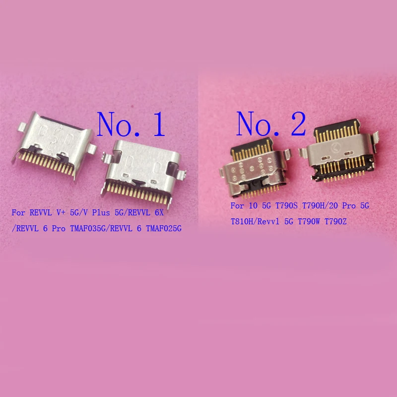 5-50Pcs Dock Port Connector Plug USB Charger Charging For TCL 20 Pro Revvl 6X 6 Pro 10 5G V Plus T790S T790H T790W T790Z T810H