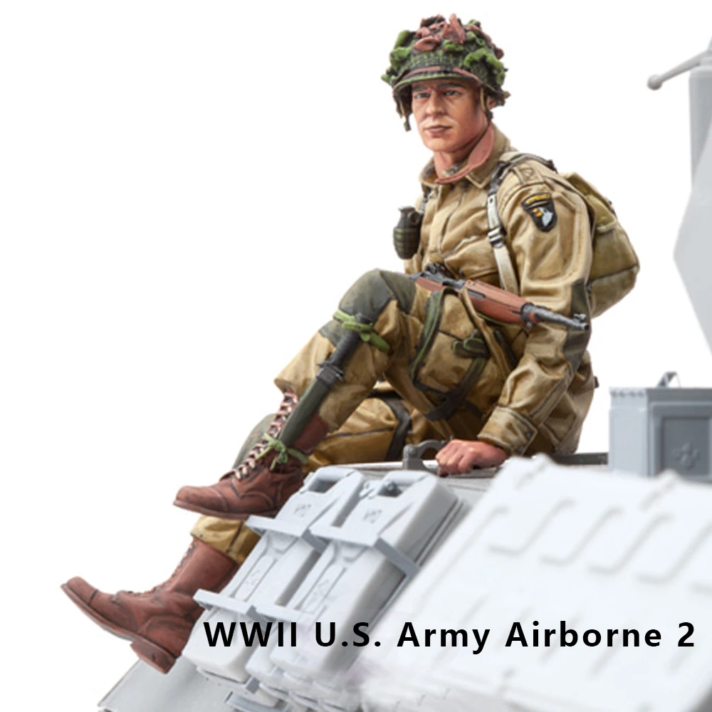 1/16 WW2 Soldiers, U.S. Army, Resin Model figure soldier, WWII Military themes, Unassembled and unpainted kit