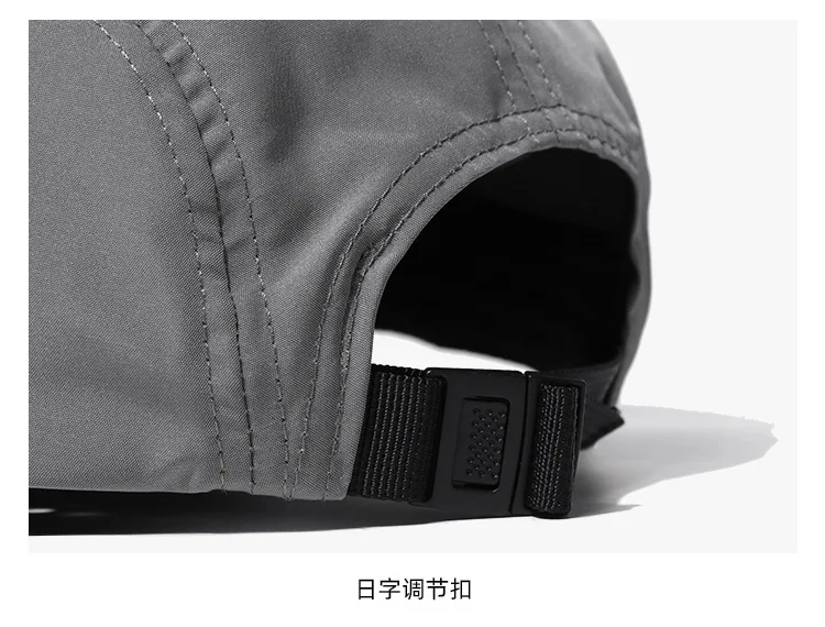 Baseballkappe für Herren und Damen, Trucker-5-Panel-Mütze, unstrukturierte Snapback, leicht, für alle Sportarten, zum Laufen, Wandern, Tennis – Detail 9