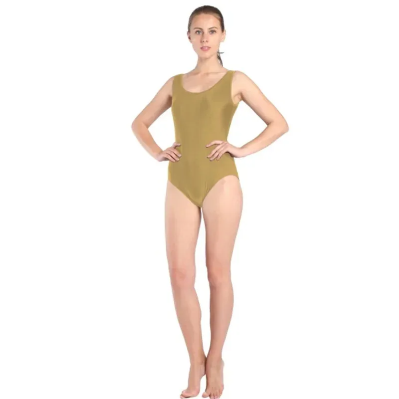 

HAni 2025 для взрослых и женщин, белый, черный, зеленый, оранжевый, гимнастическая, балетная танцевальная одежда, металлический танцевальный трико, боди, гимнастическое ☆ ★ ww