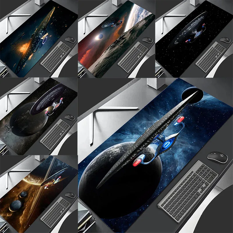 SF S-Star-Trek ゲーミングマウスパッド XXL キーボード ゲーマー オフィス マウスパッド ラップトップ コンピューターテーブル スピードデスクマット アニメ マウスカーペット