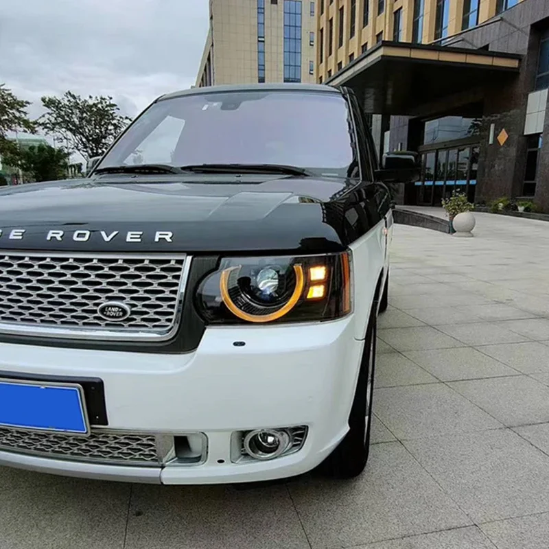Head Lamp For Land Rover Range Rover 2005-2013 L320 LED Headlight Upgrade Defender Style Headlights Automobile Parts