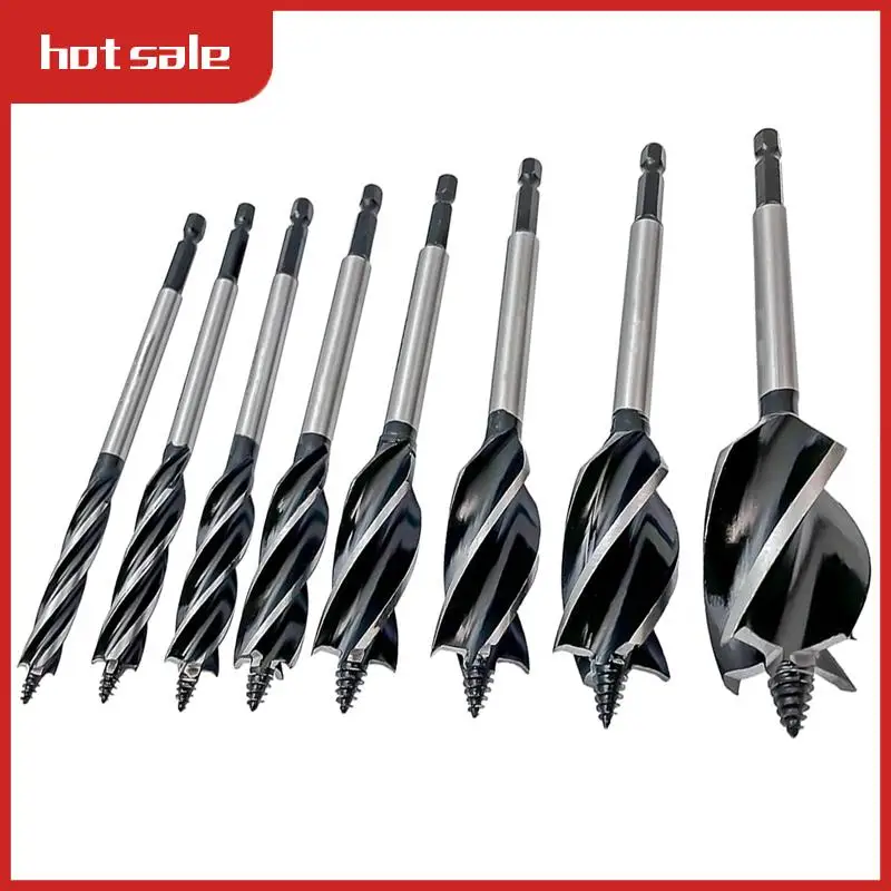

8 PCS Drill Bit For Wood As Shown Alloy 4-Flute Drill Bit For Soft & Hard Wood, Plastic, Drywall (10Mm-32Mm)