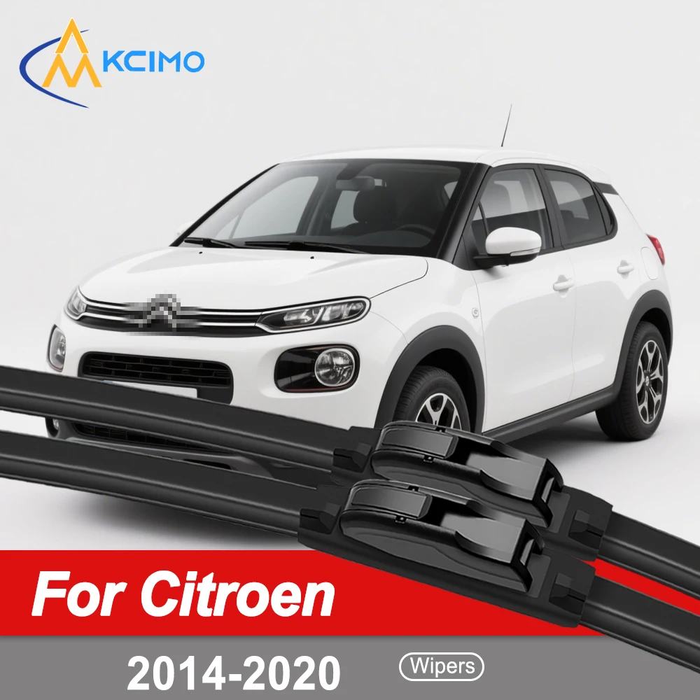 

Car Wiper Blade Blades For Citroen C4 Cactus 2014-2020 Windshield Windscreen Clean Naturl Rubber Cars Wipers Accessories