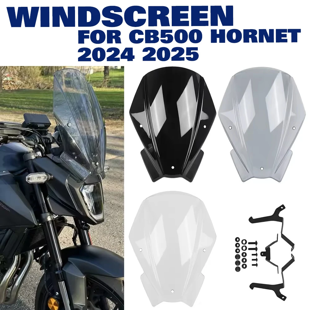 For Honda CB500 Hornet CB500F ABS CB 500 F CB500 F 2024-UP Motorcycle Naked Screen Touring Windshield Windscreen Wing Deflector