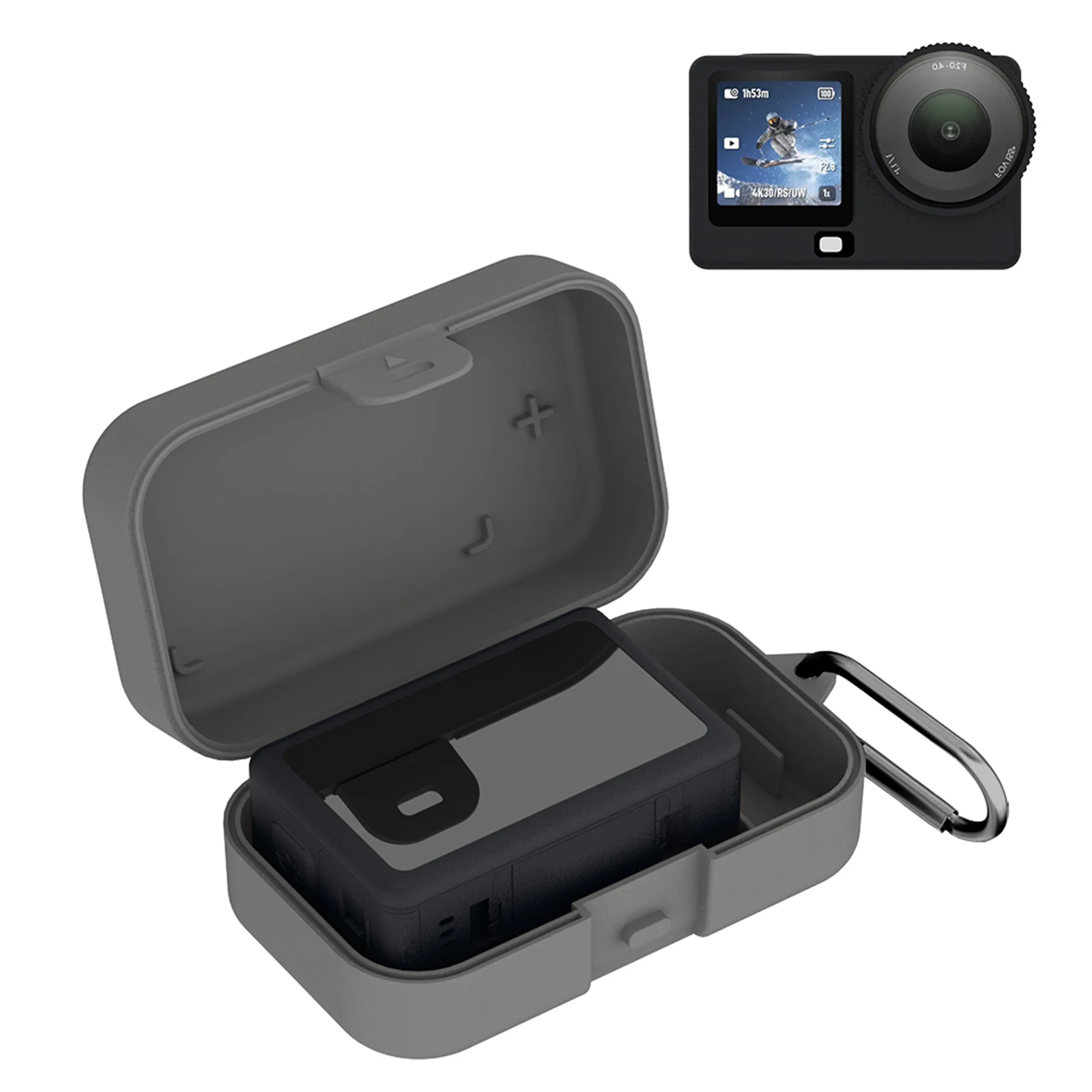 

Прочный защитный кейс для DJI Osmo Action 6: портативный пластиковый футляр для хранения, устойчивый к царапинам, для любителей активного отдыха