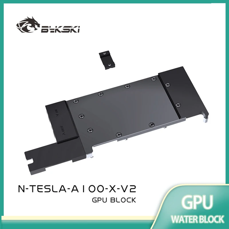 

Водоблок графического процессора Bykski для видеокарты TESLA A30, A100/ NVIDIA CMP 170HX/охлаждающий медный цельнометаллический радиатор N-TESLA-A100-X-V2