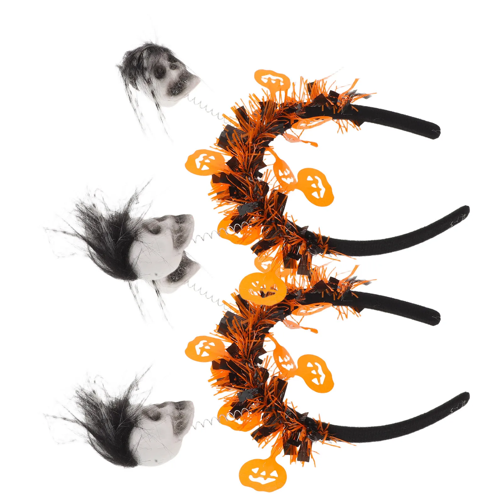 

2Pcs Halloween Skull Headband Spooky Hair Accessory Costume Party Ghost Festival Headpiece Skull Headbands for Women