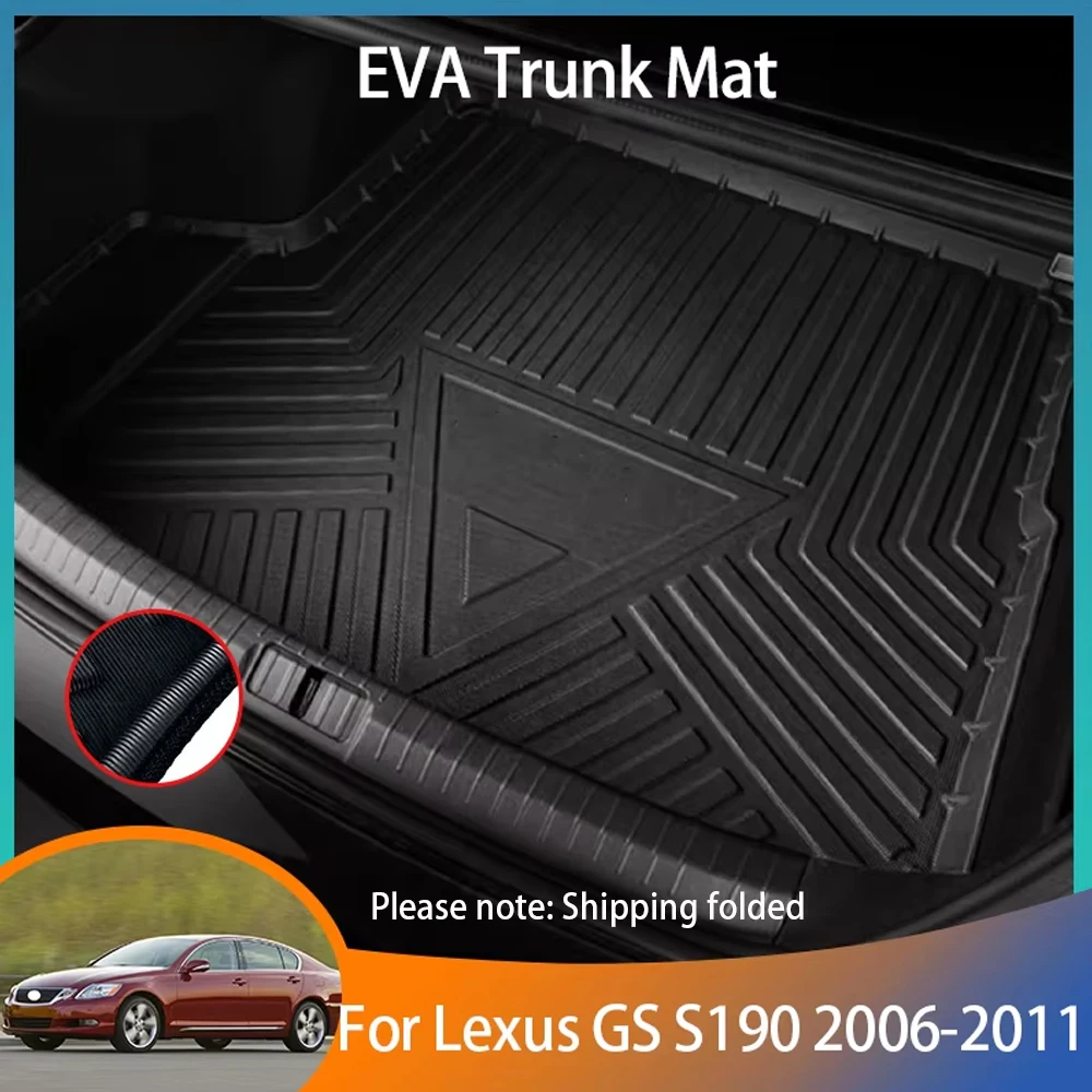 For Lexus GS S190 2006~2011 Accessories Waterproof Cargo Tray Storage Pads Lower Storage Box Pads Protective Cover Anti-dirty