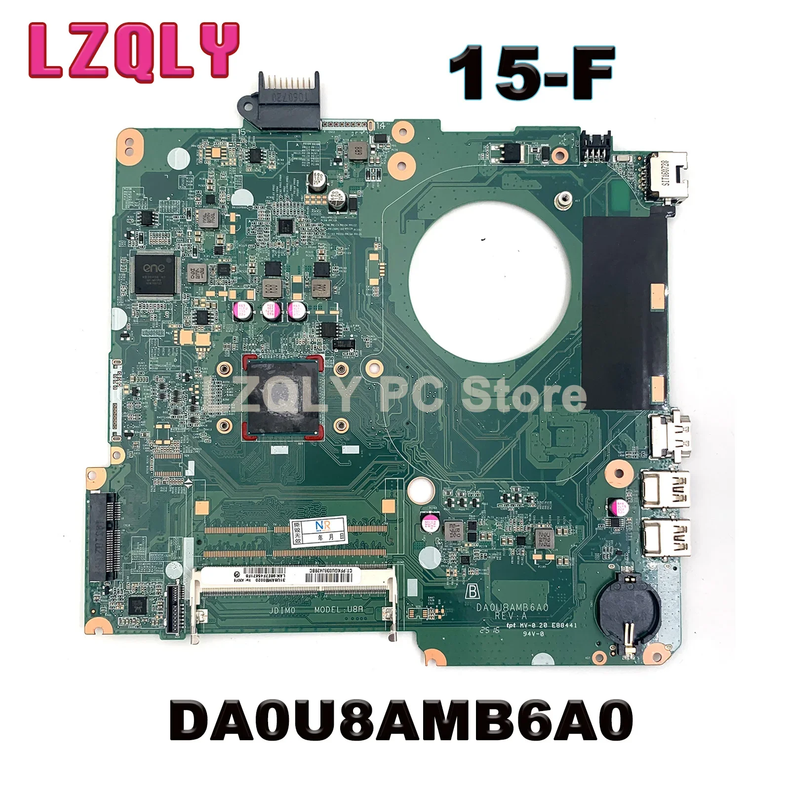 

For HP Pavillion 15-F Celeron N2840 Notebook Mainboard DA0U8AMB6A0 SR1YJ 828164-001 828164-501 Laptop Motherboard