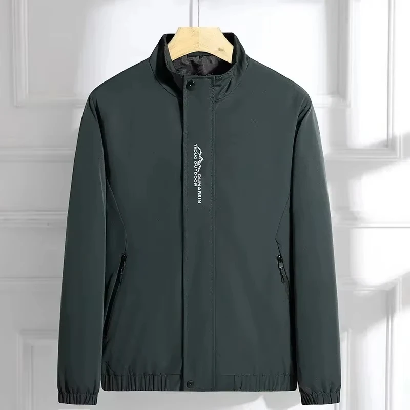 

Plus Size 8XL Men's Jacket Spring Autumn Popular Casual Large Size Loose Simple Cargo Male Coat High Quality Jacket Men Clothing