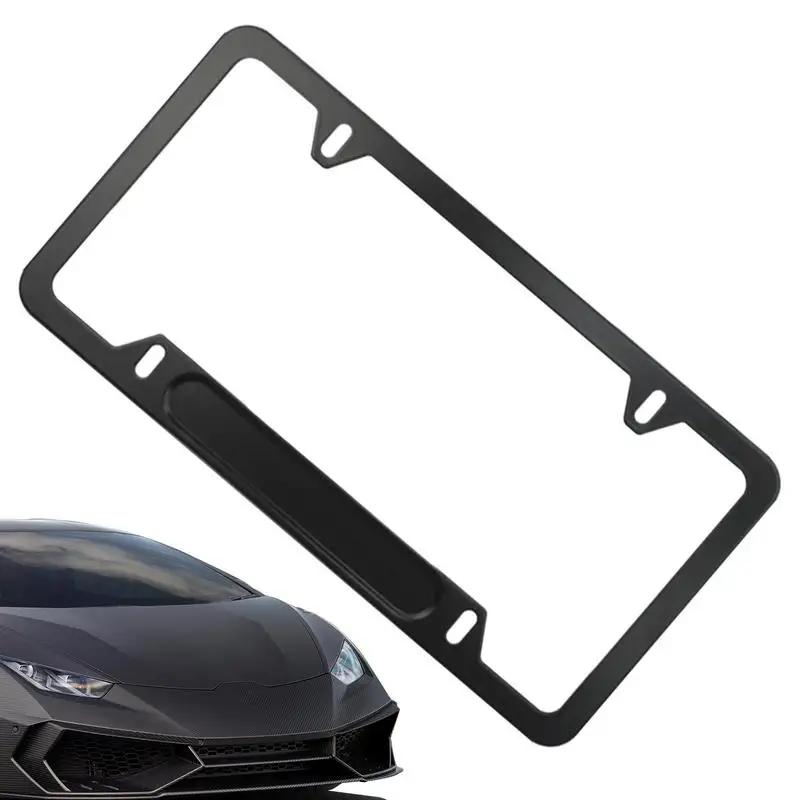 Versatility Frame Car License Plate Frame United States Standard Auto Number Plate Holder Stainless Steel/aluminum alloy Frame