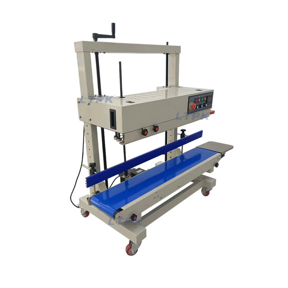 For Vertical Sealer For Business Big Heavy Plastic Foil Composite Bags Continuous Heat Sealing For Pet Food Paper Film