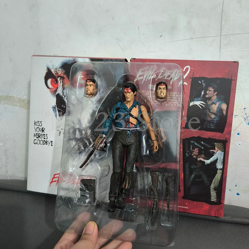 Figura de Acción Clásica de la Película de Terror Evil Dead 2 de Dawn Evil Eligos, Anime, Móvil, Navidad, NECA Toys, 18 cm