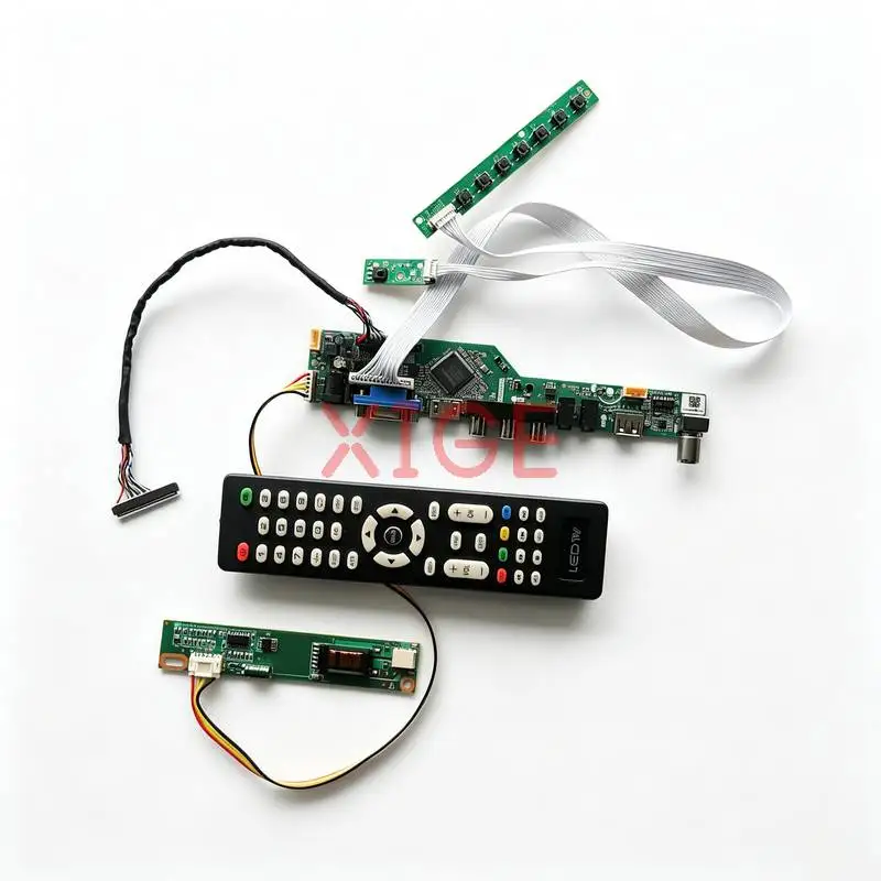 

For LQ164M1LD4C LQ164M1LD4A LTN160HT01 N184H3 Screen Controller Board Kit 1920x1080 1920*1080 USB+AV+VGA+HDMI 30 Pin LVDS 1-CCFL