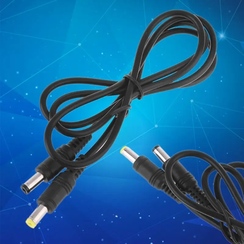 범용 DC 전원 플러그 익스텐션 전원 공급 케이블, LED CCTV 카메라 노트북용, 5.5x2.1mm 수-5.5x2.5mm 수 어댑터